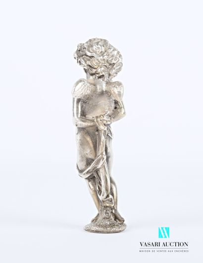 null Blind cachet in silver, the handle showing a cherub.

Weight : 157,70 g