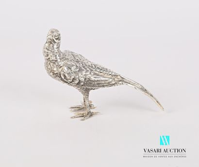 Silver subject representing a pheasant 
Weight...