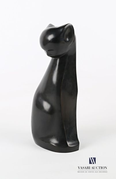null PARPAN Ferdinand (1902-2004) 

The cat 

Bronze with dark brown patina

Numbered...