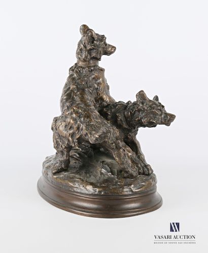 null CARTIER Thomas (1879-1943)

Hunting dogs

Bronze with brown patina

Signed on...