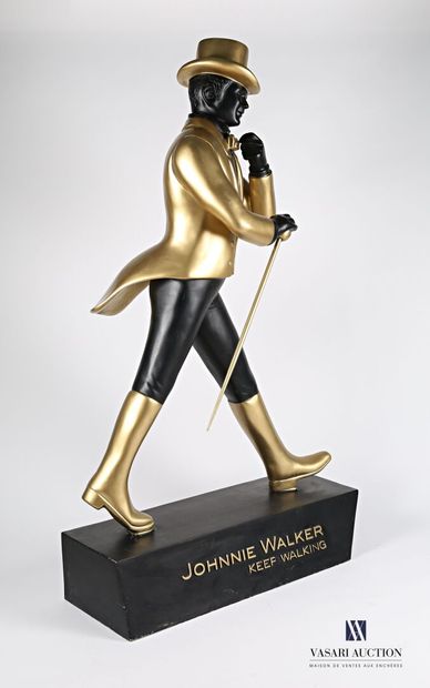 null JOHNNIE WALKER Keep walking

Important advertising mascot in resin with black...