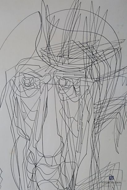 null BERTIN Pierre Paul (1926-2006)

Face

Chinese ink on paper

Not signed

(some...