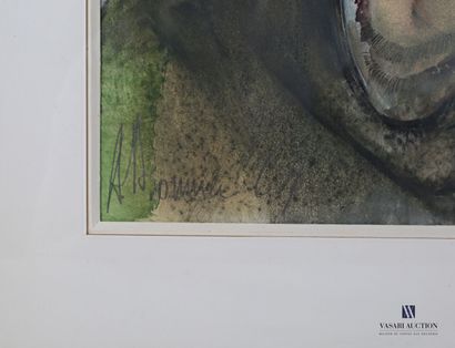 null BONNIER Alexandre (1932-1992)

Absent composition

Watercolor and ink on paper

Signed...
