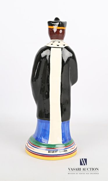 null HENRIOT manufacture of

Saint Yves in polychrome ceramic 

Marked on the ground...