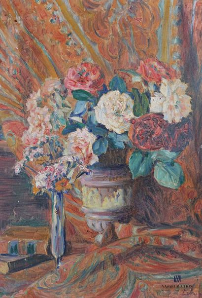 null LEBASQUE Henri (1865-1937)

Still life with a bouquet of flowers and books

Oil...