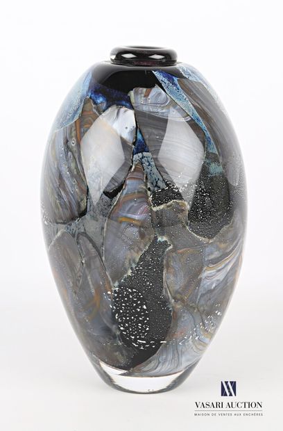 null BATREL Yves (1946-2009)

Glass vase of ovoid form with intercalated decoration...