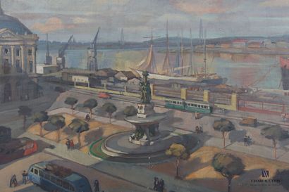 null MARTY Gaston (1905-1977)

The Place de la Bourse in Bordeaux

Oil on canvas

Signed...