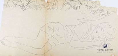 
AYME Alix (1894-1989)




Reclining woman




Ink...