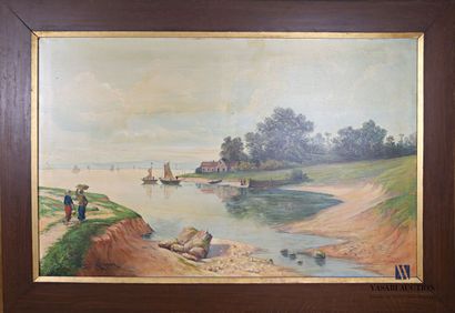 null LACOMBE Georges (XIX-XXth century)

Animated seaside

Oil on canvas

Signed...