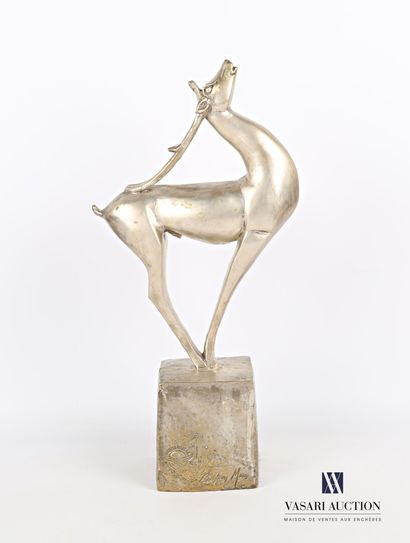 null MAAS Christian (born in 1951)

The stag

Bronze with silver patina 

Signed...