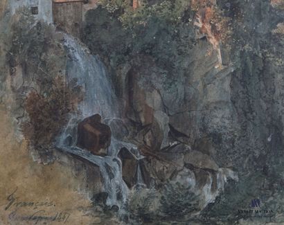 null FRENCH François Louis (1814-1897)

Borgia Castle in the city of Nepi, Italy.

Watercolor...