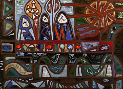 null MIRANDE Raymond (1932-1997)

Abstract composition

Enamel on copper

Signed...