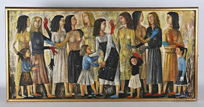 null MAURIN Hugues (1925-2017)

Family reunion

Oil on isorel panel

Signed lower...