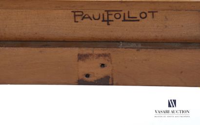 null FOLLOT Paul (1877-1941)

Bed in molded and carved pearwood, sycamore veneer...
