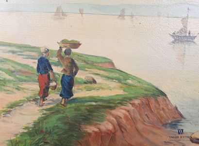 null LACOMBE Georges (XIX-XXth century)

Animated seaside

Oil on canvas

Signed...
