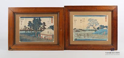 null HIROSHIGE II Utagawa (1826-1869), d'après

La traversée du fleuve - La boutique...