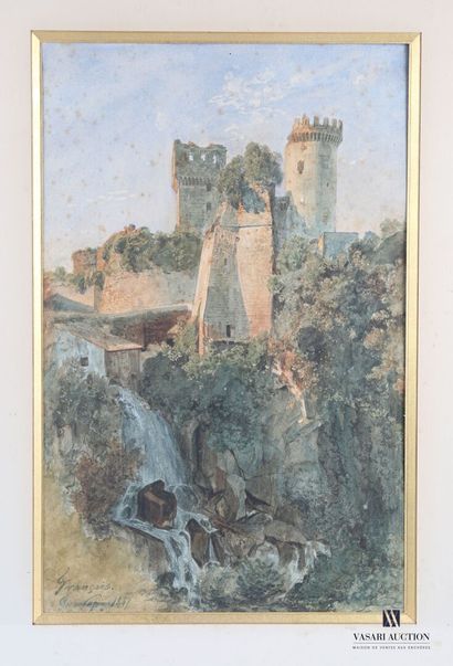 null FRENCH François Louis (1814-1897)

Borgia Castle in the city of Nepi, Italy.

Watercolor...