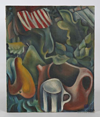 null Modern school

Still life with a cup and a watering can

Oil on canvas

Unsigned

46...