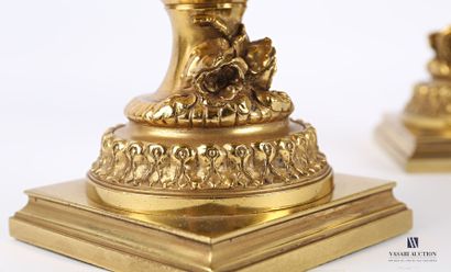 null MOREAU Auguste (1834-1917), d'après

Paire de vases piriformes en bronze doré...