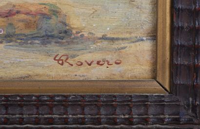 null ROVERO Giovanni (1885-1971)

Le retour des pêcheurs 

Huile sur panneau 

Signée...