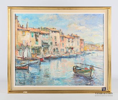 null RAOULT (XXth century)

View of Martigues

Oil on canvas

Signed lower left

50...