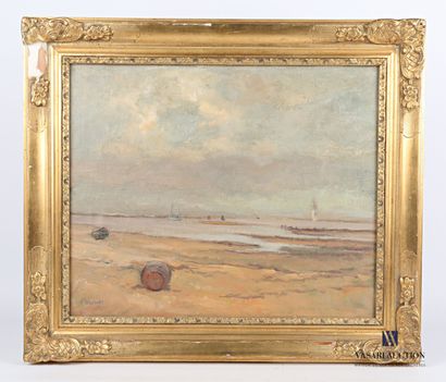 null F. VICVOORT (XXth century)

View of a beach with a lighthouse

Oil on canvas...