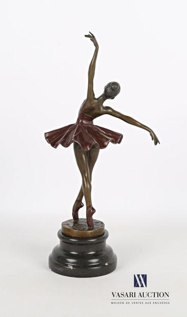 null BERGMANN Franz Xaver (1861-1936), after 

Dancer doing pas de deux

Bronze with...