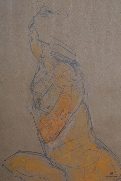null HAISLEY Robert (1946-2020)

Contemporary figure

Pencil and pastel on paper

(corrugated...