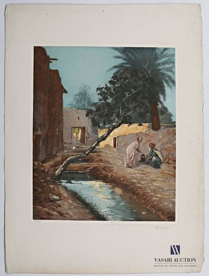 null MANCIET Charles (1874-1963)

Ruisseau dans l'oasis

Aquatinte

Signée en bas...