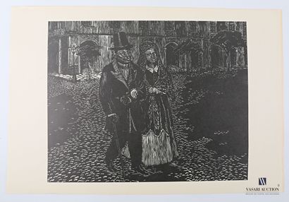 null Collection of 20 lithographs in black numbered and printed by the TGP (Taller...