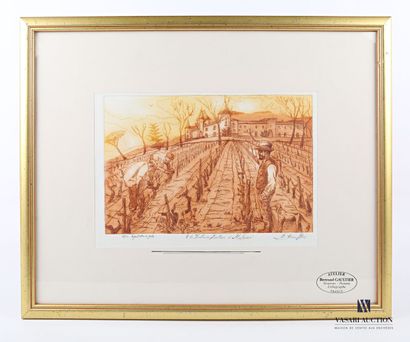 null GAULTIER Bertrand (born in 1951)

Toulouse Lautrec in the vineyards of Malromé

Etching

Print...