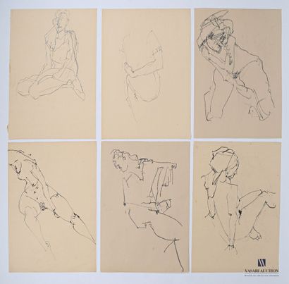 null HAISLEY Robert (1946-2020)

Figures nues contemporaines

Six croquis au crayon...