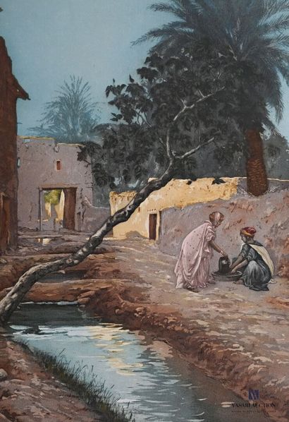 null MANCIET Charles (1874-1963)

Stream in the oasis

Aquatint

Signed lower right...