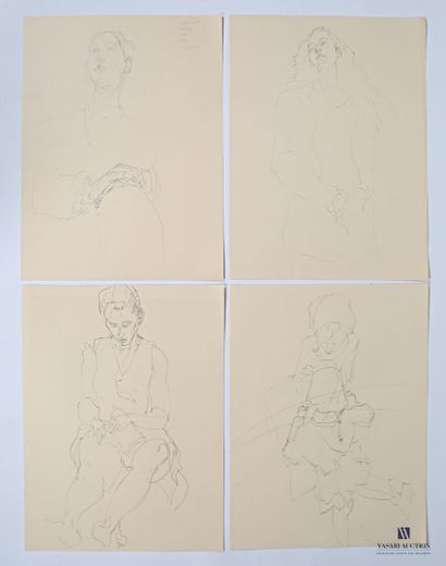 null HAISLEY Robert (1946-2020)

Modèles

Quatre croquis au crayon sur papier

Un...