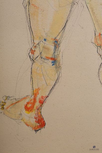 null HAISLEY Robert (1946-2020)

Figure contemporaine

Pastel et crayon sur papier

(légères...