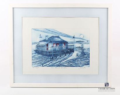 null GAULTIER Bertrand (born in 1951)

Cabane Tchanquée in Arcachon

Etching

Edition...