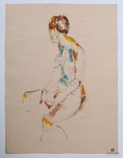 null HAISLEY Robert (1946-2020)

Contemporary figure

Pastel and pencil on paper

Recto...
