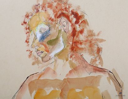 null HAISLEY Robert (1946-2020)

Figure contemporaine

Aquarelle et crayon sur papier

Recto...