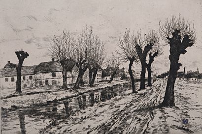 null DUBOIS Auguste (1892-1973) 

The canal at Mutzig

Etching

Signed lower right...