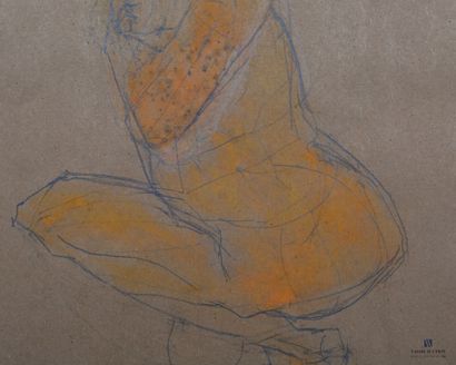 null HAISLEY Robert (1946-2020)

Figure contemporaine

Crayon et pastel sur papier

(papier...