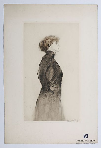 null ETIENNE Antoine désiré dit DRIAN (1885-1961)

Woman in profile

Drypoint 

Signed...