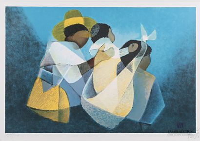 null TOFFOLI Louis (1907-1999), after 

Mexico, family of the Zinacantan (1995)

Lithograph...