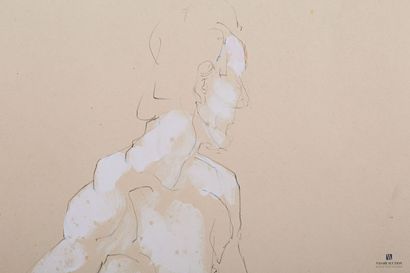 null HAISLEY Robert (1946-2020)

Figure contemporaine

Gouache et crayon sur papier

(rousseurs)

61...