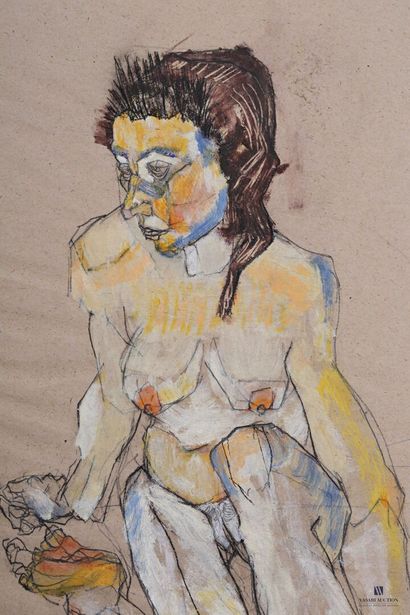null HAISLEY Robert (1946-2020)

Contemporary figure

Mixed media on paper

Recto...