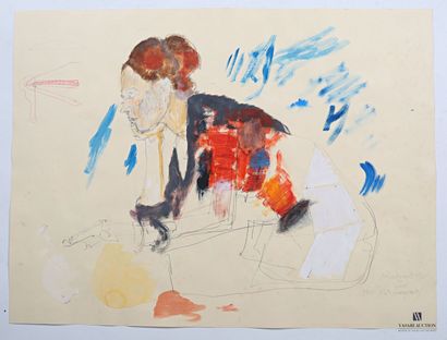 null HAISLEY Robert (1946-2020)

Thoughtful Figure

Gouache and pencil on paper

Annotated...
