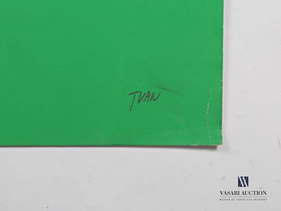 null TUAN Nguyen (1963)

Composition verte et bleu

Sérigraphie

Signée en bas à...