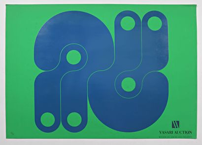 null TUAN Nguyen (1963)

Green and blue composition

Silkscreen print

Signed lower...