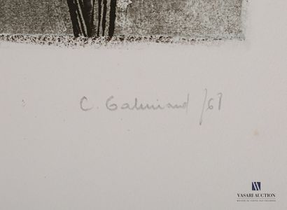 null GALIMARD C. (XXème siècle)

Chaleur II

Linogravure

Annotée EA lino. en bas...