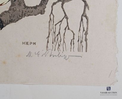 null PHILIPP Martin Erich (1887-1978) dit MEPH

Cyanocorax branchés

Bois gravé sur...