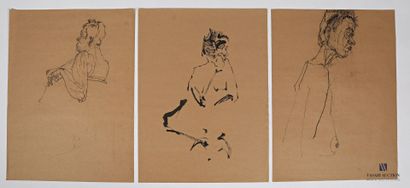 null HAISLEY Robert (1946-2020)

Contemporary figures

Three pencil sketches on paper

61...